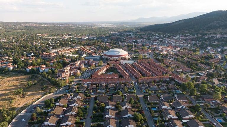 foto panoramica desde dron