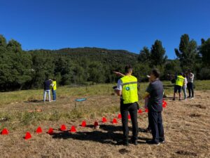 campo de vuelo UAS entrenamientos guiados