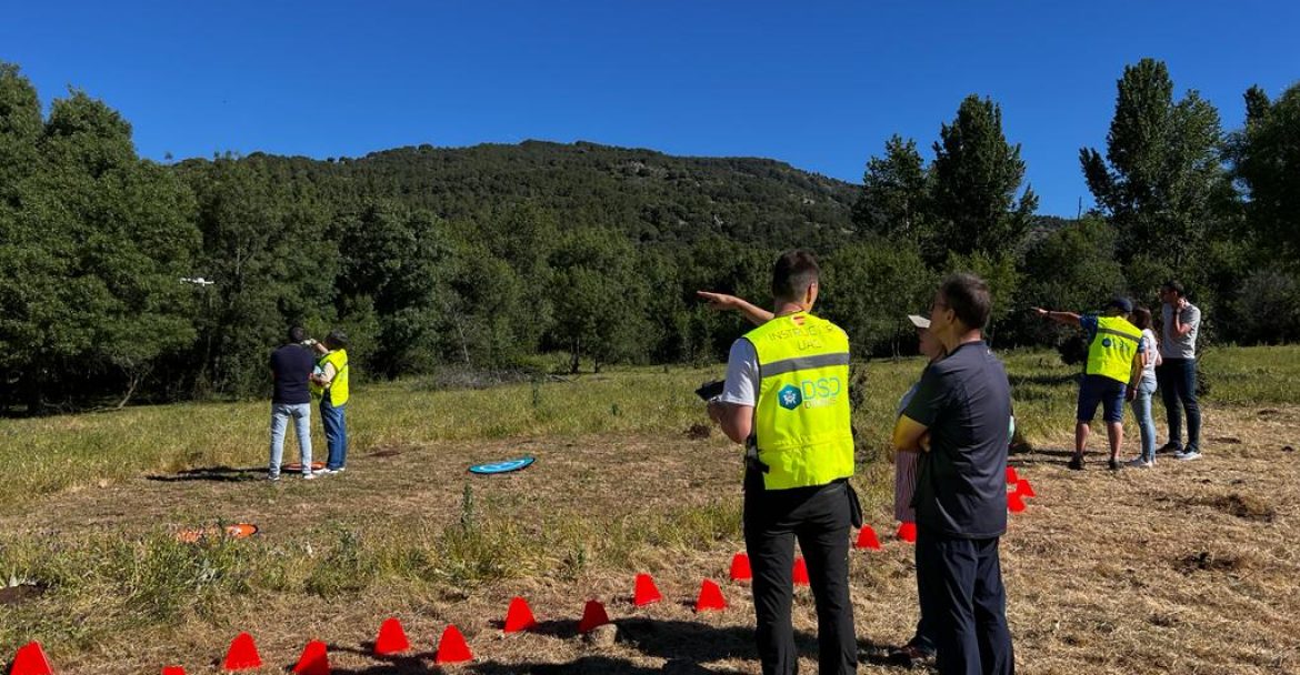 campo de vuelo UAS entrenamientos guiados